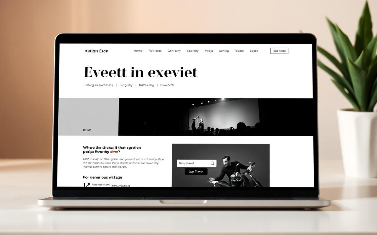 Event Landing Page